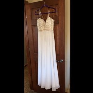 Beautiful white maxi